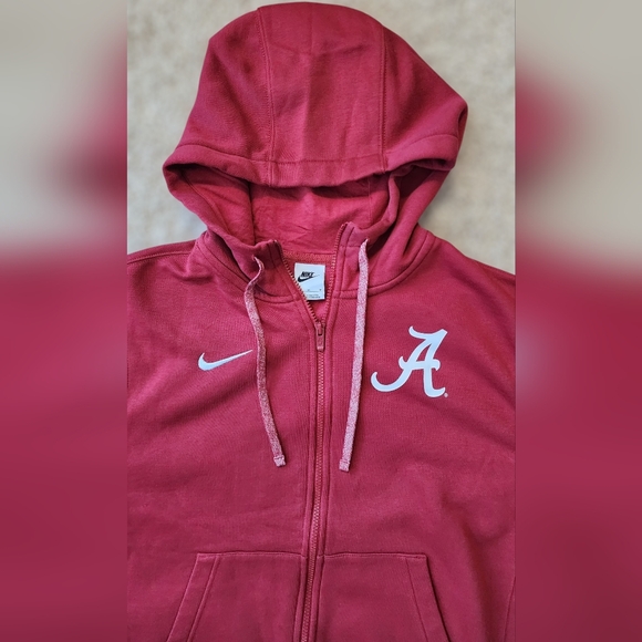 Nike Alabama  Crimson Tide Full-Zip Hoodie Sweatshirt - Size M Unisex - Picture 2 of 10